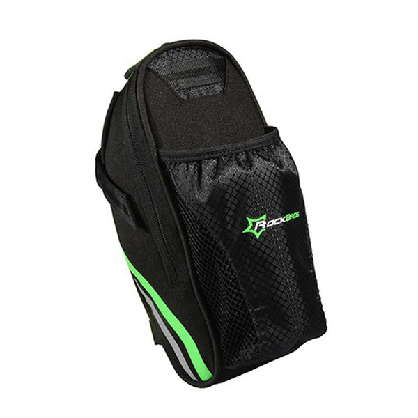 RockBros Folding Bike Bicycle Tail Rear Seatpost Saddle Bottle Bags MTB Mountain Road Cycling Riding Portable Seat Pouch Package