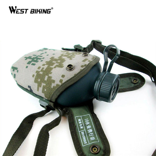 WEST BIKING 1L Army Green Bicycle Water Bottle High-capacity Water Bottles Cycling Velo Bicicleta Bicycle MTB Bike Bottle