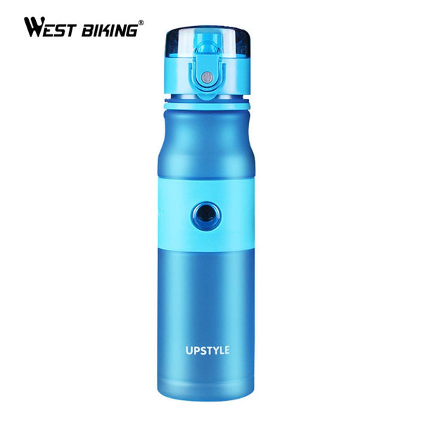 WEST BIKING 620ML BPA free Sports Bottles Scrub Portable Cycling Climbing Travel Camping Hiking Leak-Proof Outdoor Water Bottles