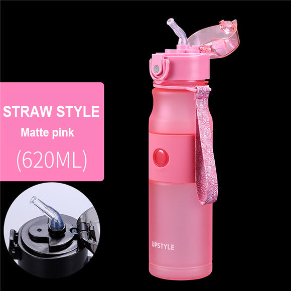 WEST BIKING 620ML BPA free Sports Bottles Scrub Portable Cycling Climbing Travel Camping Hiking Leak-Proof Outdoor Water Bottles