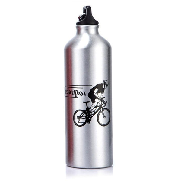 750ML Portable Size Durable Aluminum Alloy Outdoor Cycling Camping Water Bottle Bicycle Bike Sports Drink Jug Bottle Wholesale