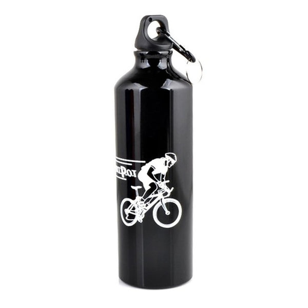 750ML Portable Size Durable Aluminum Alloy Outdoor Cycling Camping Water Bottle Bicycle Bike Sports Drink Jug Bottle Wholesale