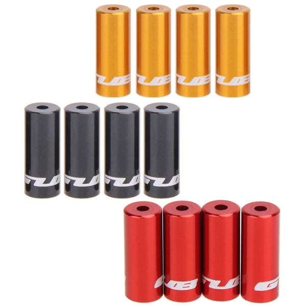 GUB 100pcs/bottle 5.0mm CNC Alloy MTB Road Bike Brake Cable Cap Bicycle Brake Cable Housing Ends Caps lined ferrules 3 Colors